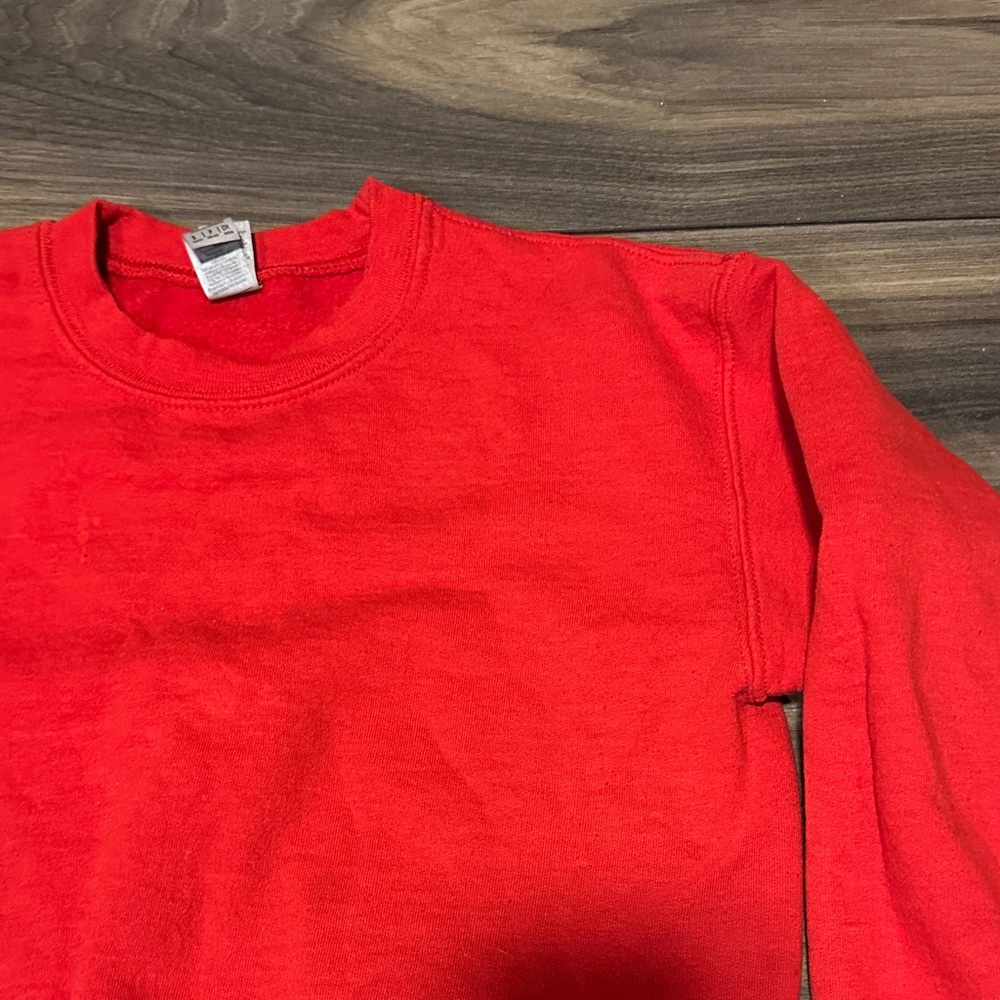 Gildan Bright Red Kids Sweatshirt